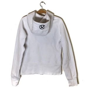 White Lululemon Full Zip Hoodie